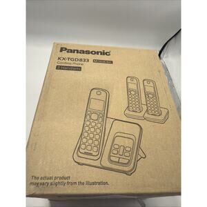 Panasonic Cordless Phone Answering System KX-TGD833M(1 Phone Missing)